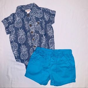 Cat & Jack | 0-3 Months Baby Boy Outfit